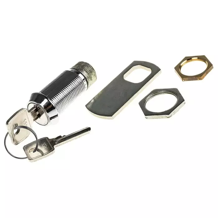 Euro-Locks a Lowe Fletcher group Company Camlock 32.7 mm Panel-to-Tongue 20.1x17.6 mm Cutout Key Unlock, F7E-03-2