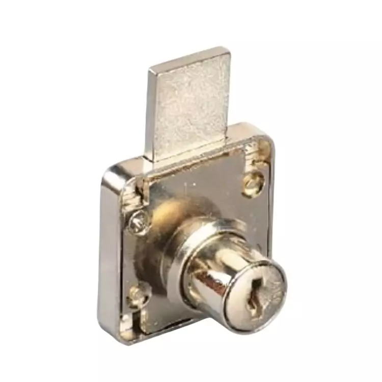 Ebco Premium Square Lock Extended Bolt Nickel Plated Finish and 19 mm Cutout, P-SQL1-22EB