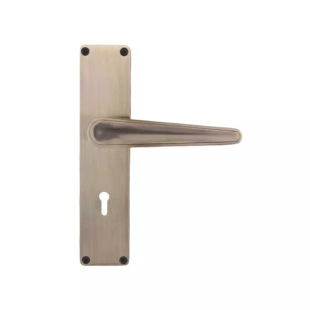 GODREJ ELC 19 Mortise Lock with 6 Lever 48.5 mm Backset Antique Brass Finish, 6627