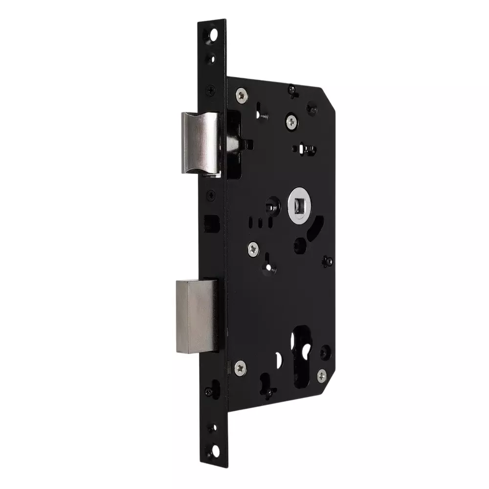 Yale Premium Residential Mortise Locks With Latch and Deadbolt 60 mm Backset PVD Black Matt Finish Brass, 24-8560 BRSS04 PBM