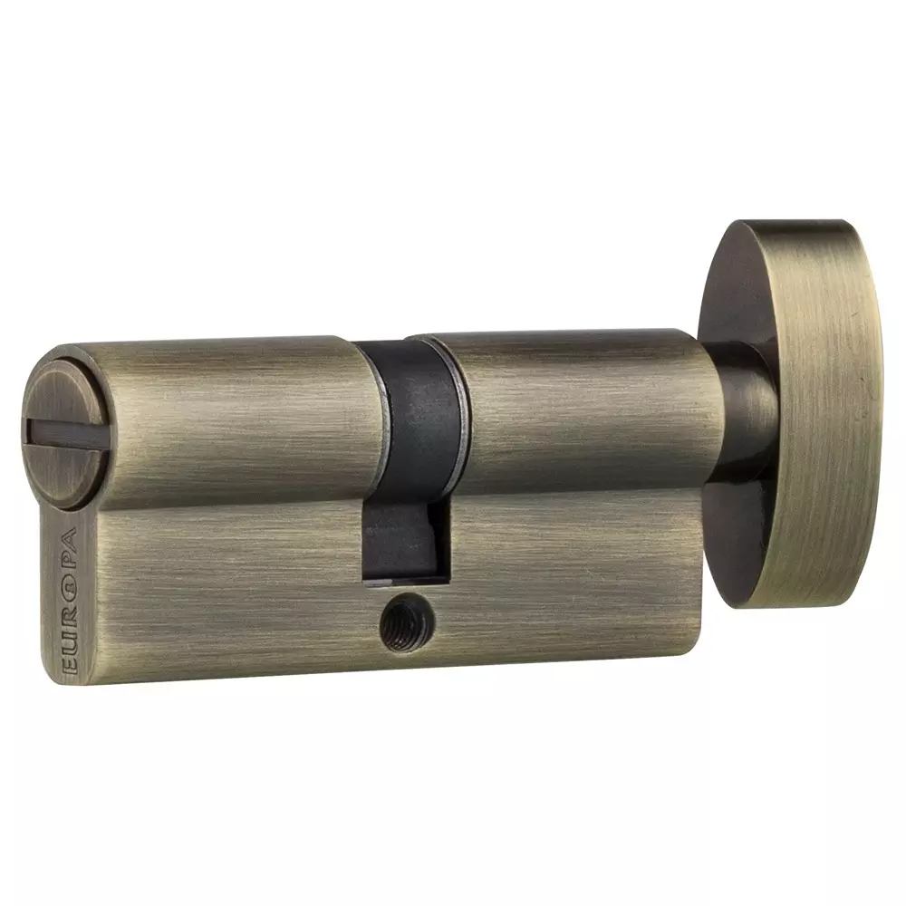 Europa Mortise Lock Body 1CK 70 mm Antique Brass Finish, M217