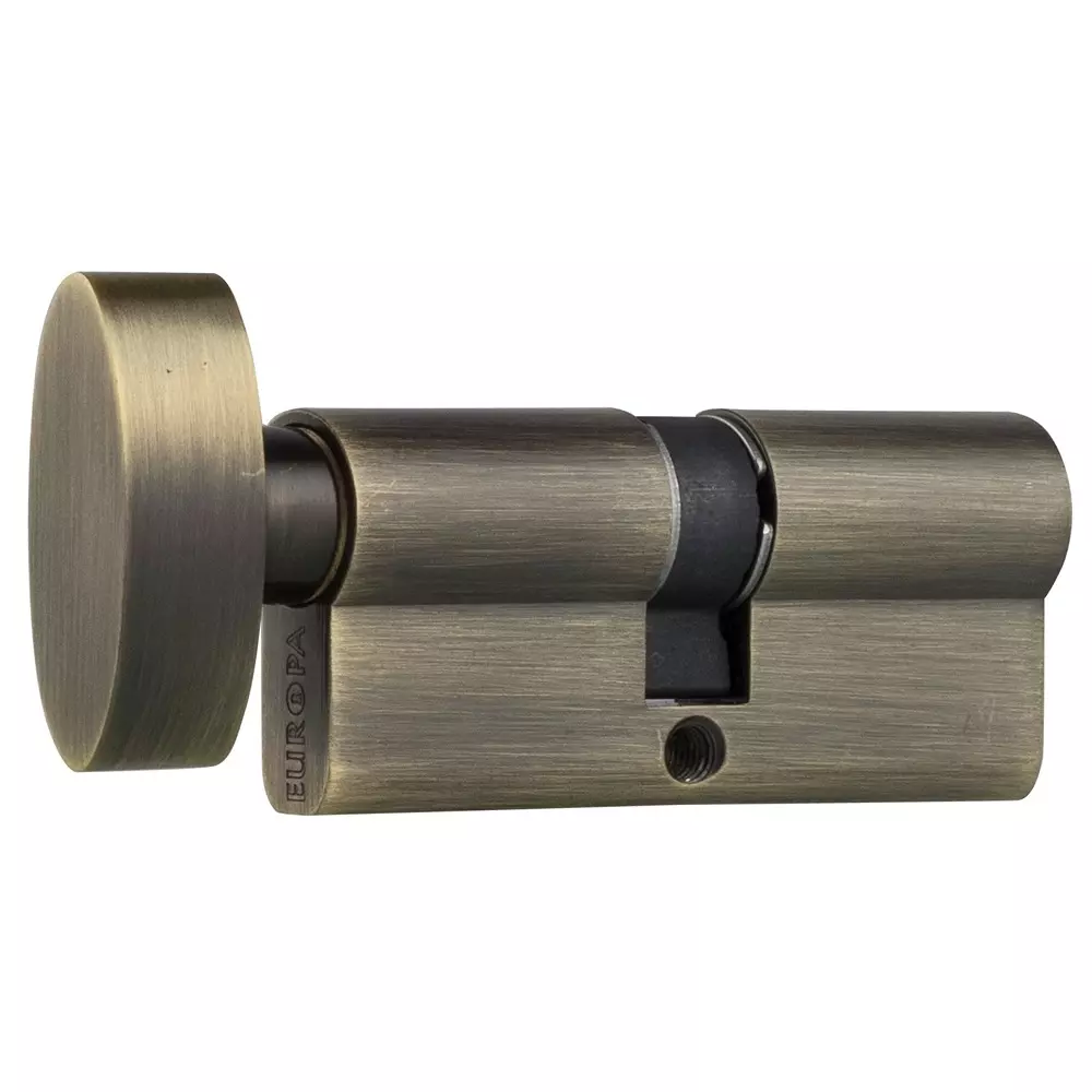 Europa Mortise Lock Body 1CK 70 mm Antique Brass Finish, M217