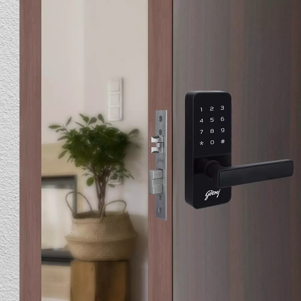 Godrej Digital Mortise Lock Catus Touch 50 mm Black, 4199