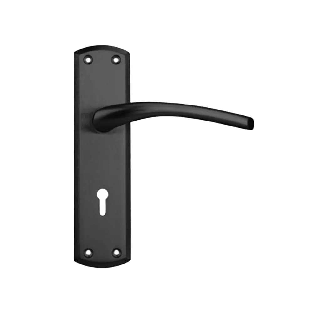 GODREJ ELC 01 Mortise Lock with 6 Lever 48.5 mm Backset Matte Black Finish, 5012