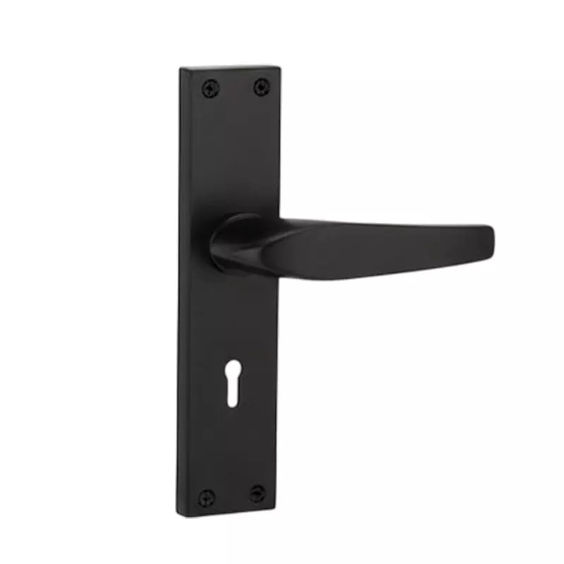 Harrison S-99 Series Mortise Lock Set 70 mm Zamak 3 Black Finish with 3 Keys, 29700