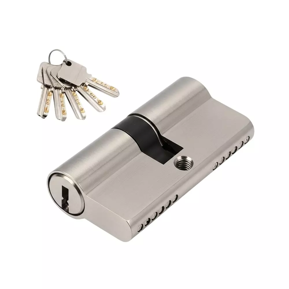 Ebco Mortise Door Lock Cylinder Brass Zen Key x Knob Type for Wooden Doors