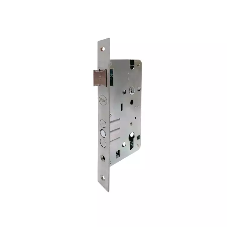 Yale Premium Residential Mortise Lock 85 mm C2C Satin Steel Finish 45 mm Backset Steel, RP E3B 45