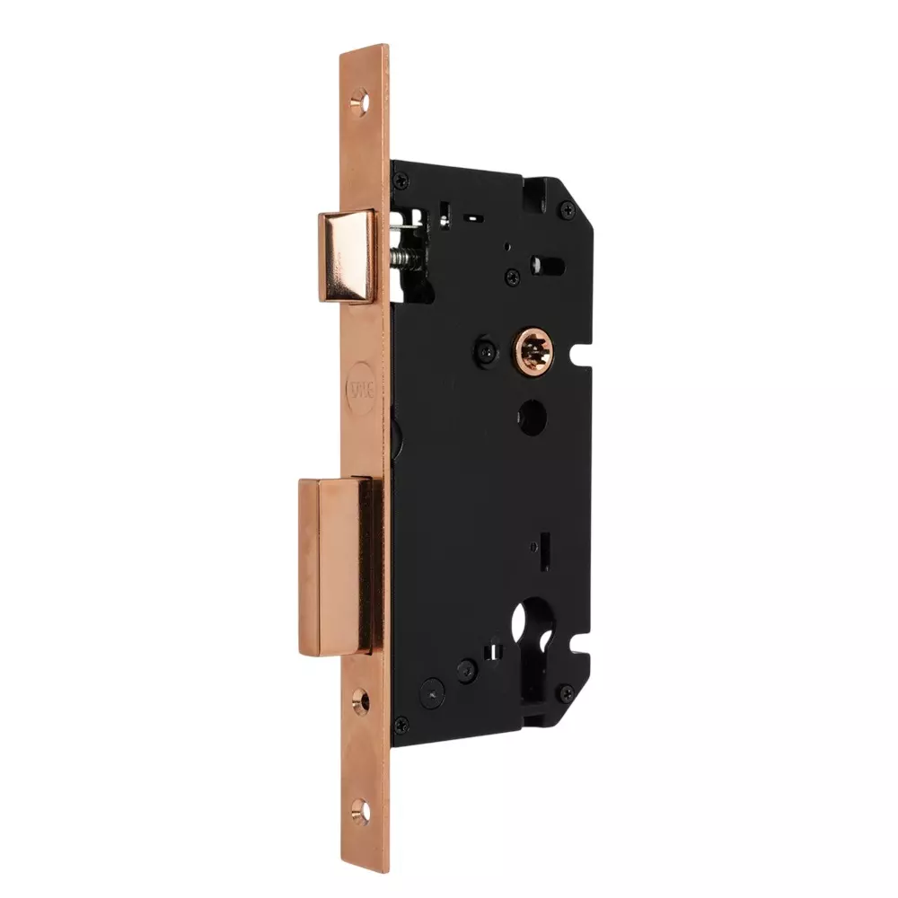 Yale Premium Residential Mortise Locks With Latch and Deadbolt 60 mm Backset PVD Rose Gold Finish Brass, 24-8560 BRSS04 PRG
