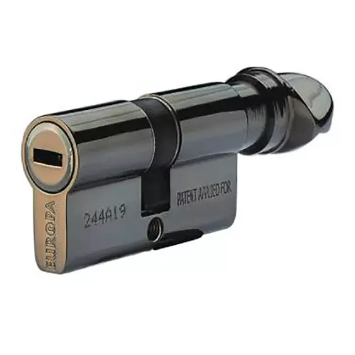 Europa Mortise Lock Body 1CK 60 mm Gun Black Finish, M216