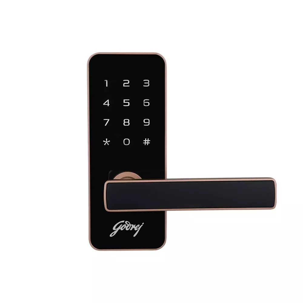 Godrej Digital Mortise Lock Catus Touch 50 mm Rose Gold, 4201