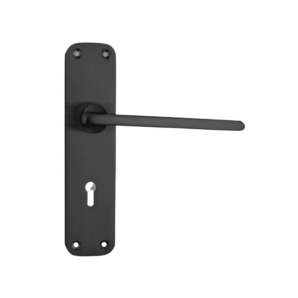 GODREJ ELC 10 Mortise Lock with 6 Lever 48.5 mm Backset Matte Black Finish, 5015