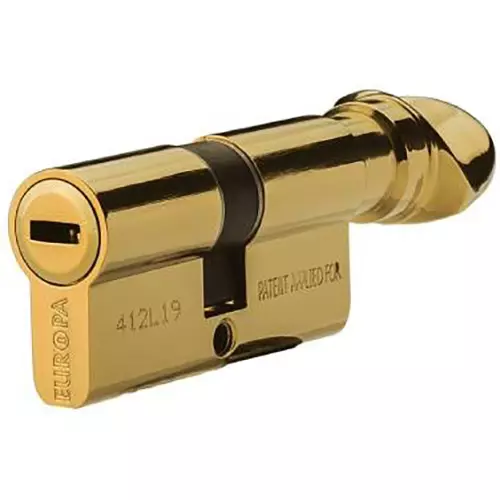 Europa Mortise Lock Body 1CK 60 mm Gold Finish, M216