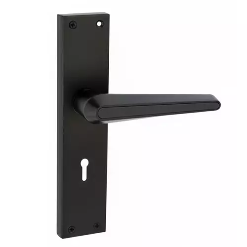 Harrison S-100 Series Mortise Lock Set 70 mm Zamak 3 Black Finish with 3 Keys, 30700
