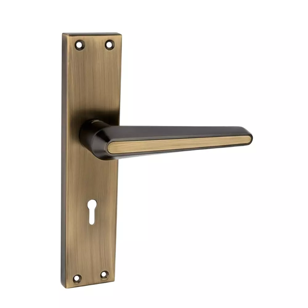 Harrison S-100 Series Mortise Lock Set 70 mm Zamak 3 Antique Finish with 3 Keys, 30708