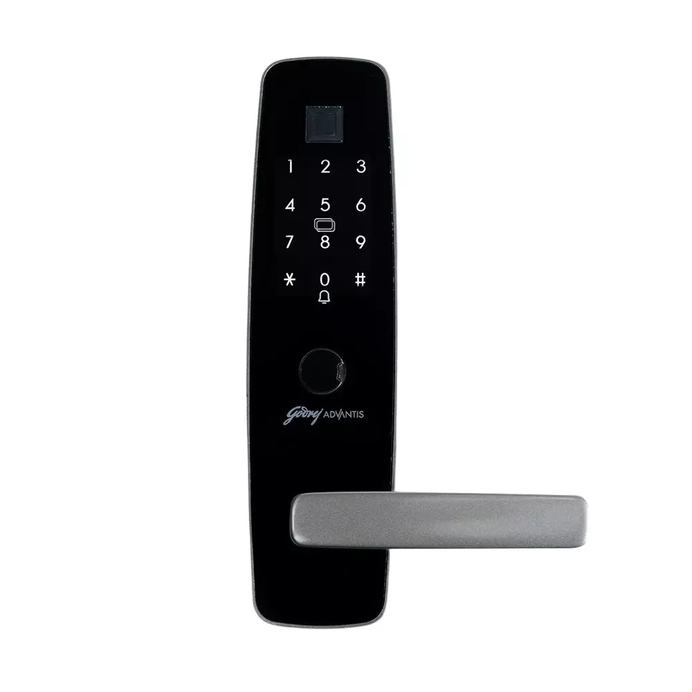 Godrej Digital Mortise Lock Advantis IoT9 60 mm Titanum Grey, 2400