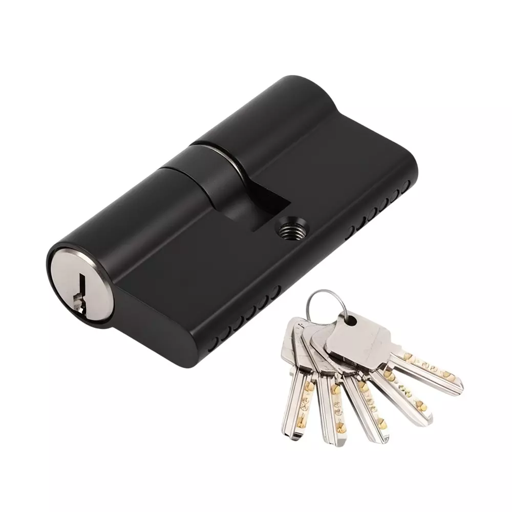 Ebco Mortise Door Lock Cylinder Brass Zen Key x Key Type for Wooden Doors