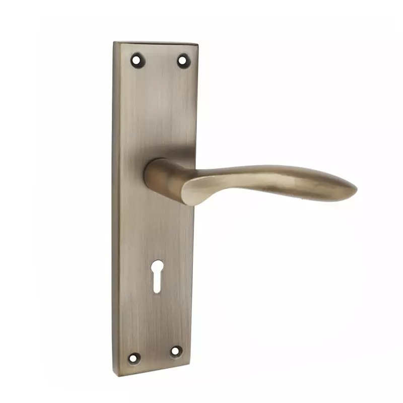 Harrison B-444 Series Mortise Lock Set 70 mm Aluminium Antique Finish with 3 Keys, 22758