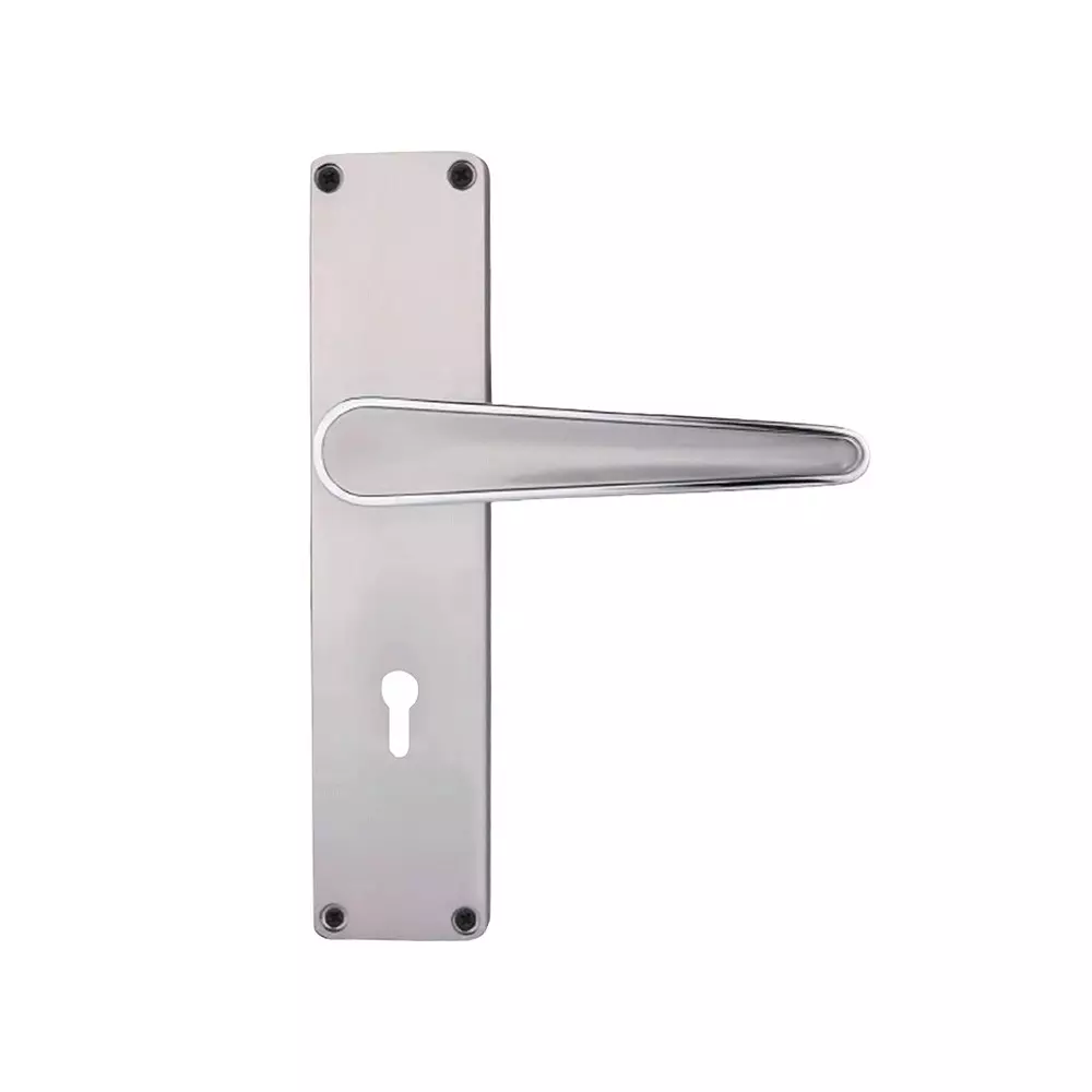 GODREJ ELC 19 Mortise Lock with 6 Lever 48.5 mm Backset Satin Steel Finish, 6625