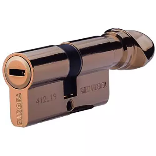 Europa Mortise Lock Body 1CK 60 mm Rose Gold Finish, M216
