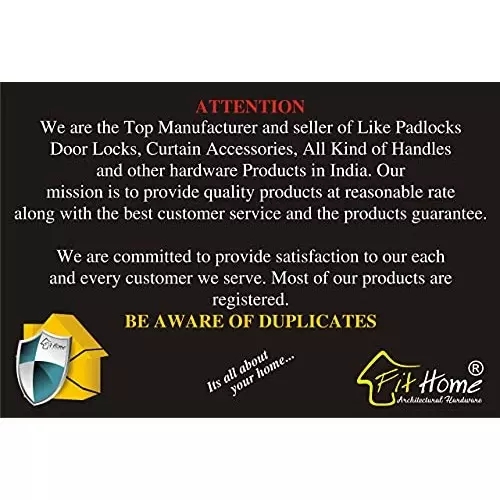 ALONE LOCKS Round 65 mm Alloy Steel ‎Antique 4 Keys Each Double Locking Padlock (Pack of 10)