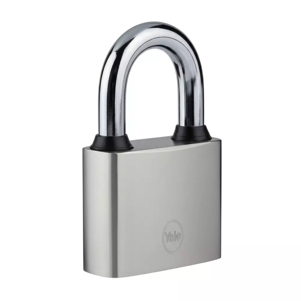 Yale Disc Padlocks 28.5 x 25 mm Shackle Clearance 2 CEN Rating Hardened Steel Polished Finish, Y112/50/128/1