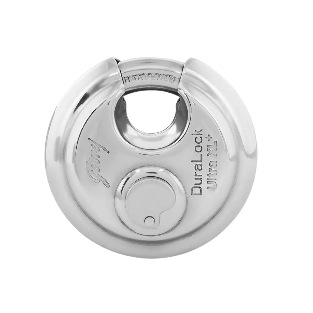 GODREJ Duralock Ultra XL+ with 3 Keys 90 mm Stainless Steel Padlock, 4070