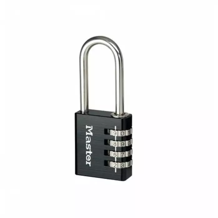 MASTER LOCK Combination Combination Padlock 6 mm Shackle, 7640EURDBLKLH