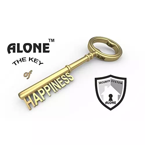 ALONE LOCKS Round 65 mm Alloy Steel Chrome 6 Same Keys Double Locking Padlock (Pack of 3)