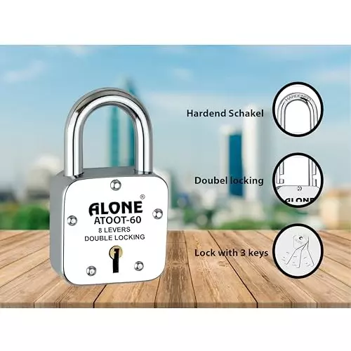 alone-locks-atoot60-60-mm-steel-chrome-6-same-keys-door-padlock-pack-of-2
