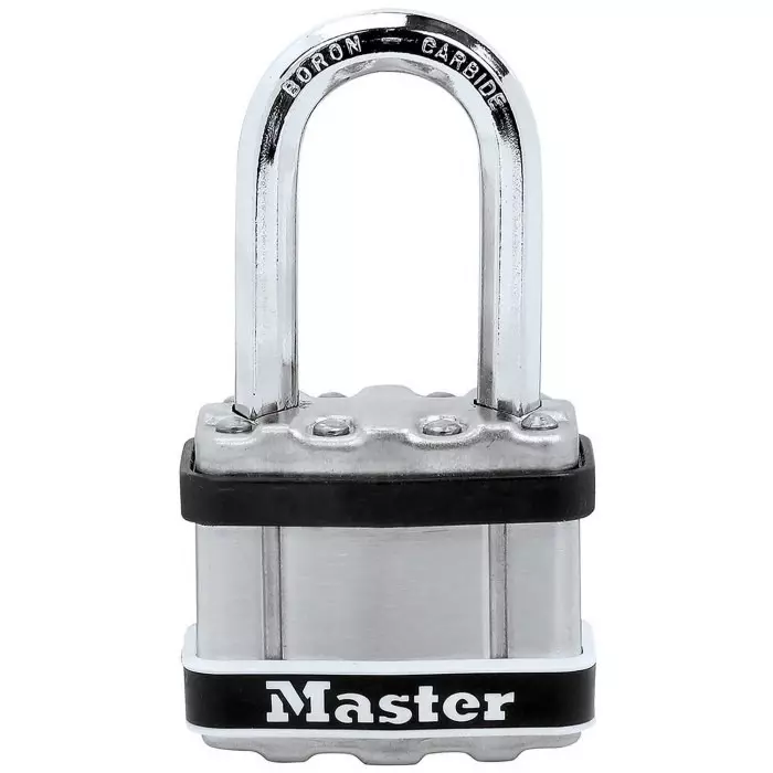 MASTER LOCK Key Weatherproof Steel Padlock 8 mm Shackle, M1STS