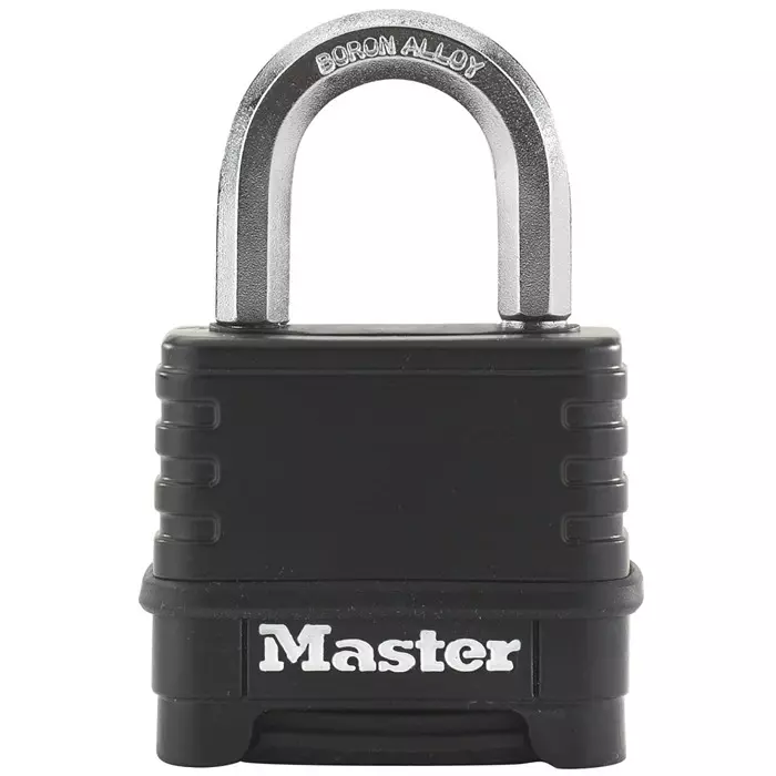MASTER LOCK Padlock Zinc Padlock 9 mm Shackle 57 mm Body, M178EURDCC