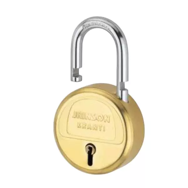 Jainson Locks Kranti Padlocks Brass Finish 50 mm, 042