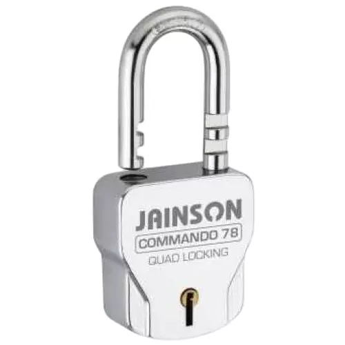 Jainson Locks Commando Padlocks Silver 78 mm, 071