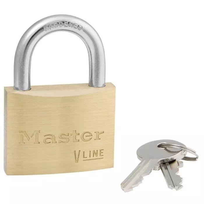 MASTER LOCK Padlock Brass Padlock 7 mm Shackle 48 mm Body, 4150