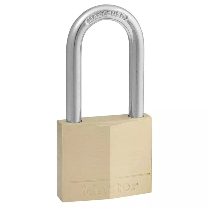 MASTER LOCK Padlock Brass Padlock 6 mm Shackle 40 mm Body, 140EURDLF