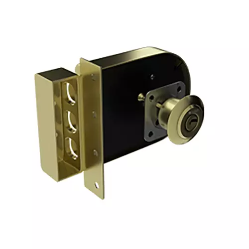 AIDO XL-C 1212 Rim Lock Tri D Bolt Antique Finish