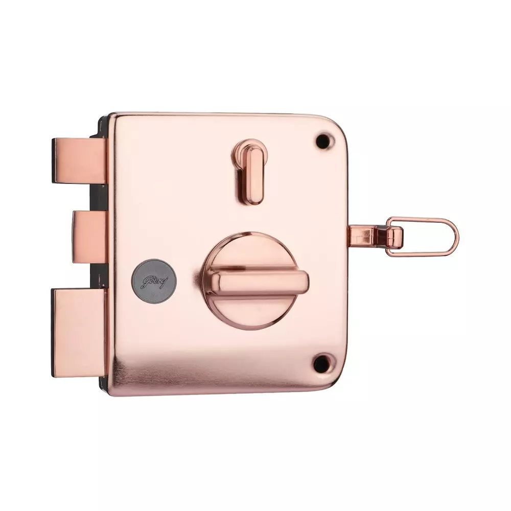 Godrej Latchbolt (Inside Opening) Tribolt Ultra XL+ Rose Gold Finish, 6612
