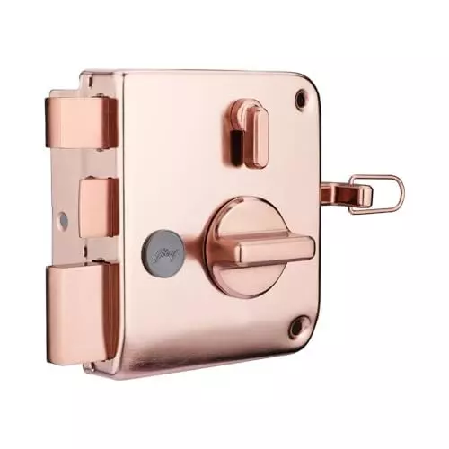 Godrej Latchbolt (Inside Opening) Tribolt Ultra XL+ Rose Gold Finish, 6612
