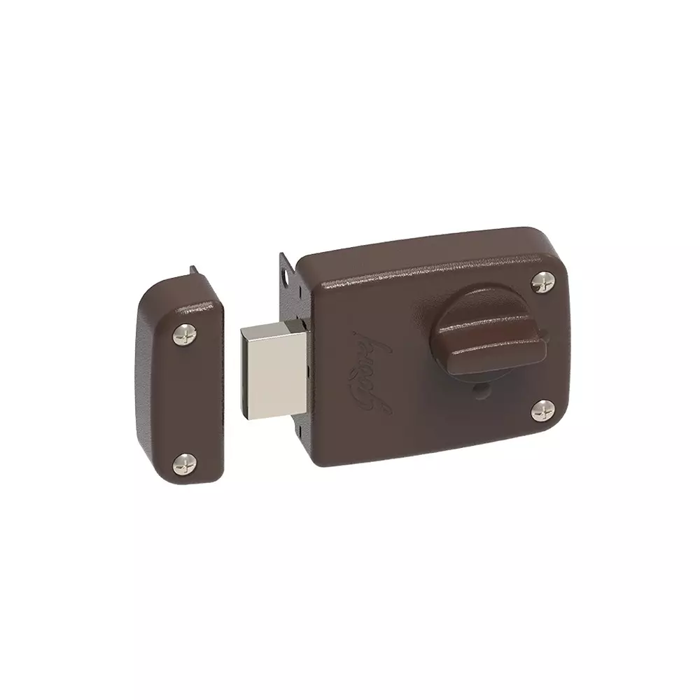 Godrej Reversible Pin Cylinder 2C Deadbolt Deadbolt Compact Textured Brown Finish, 7312