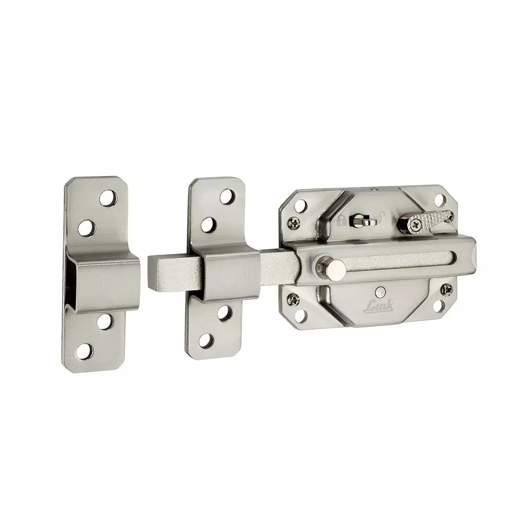 Link Sparta Main Door Lock 3 Keys 6 Turn Stainless Steel Finish