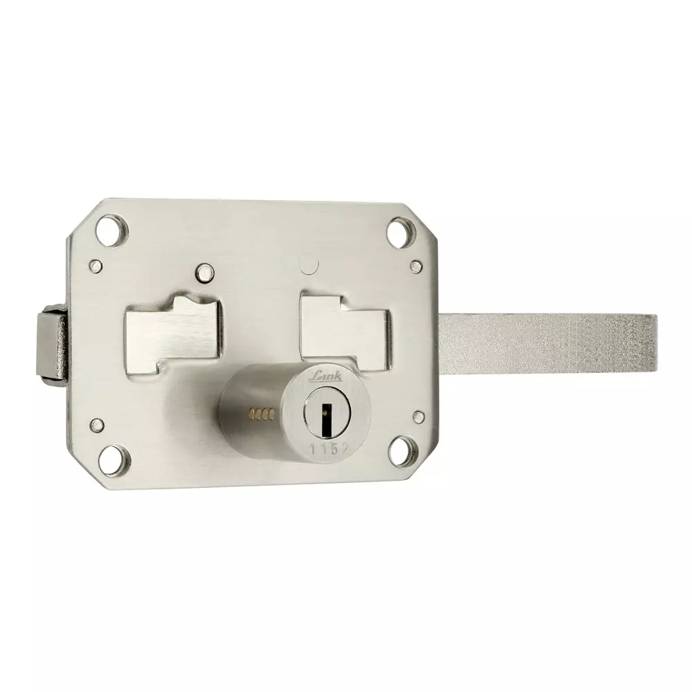Link Sparta Main Door Lock 3 Keys 6 Turn Stainless Steel Finish