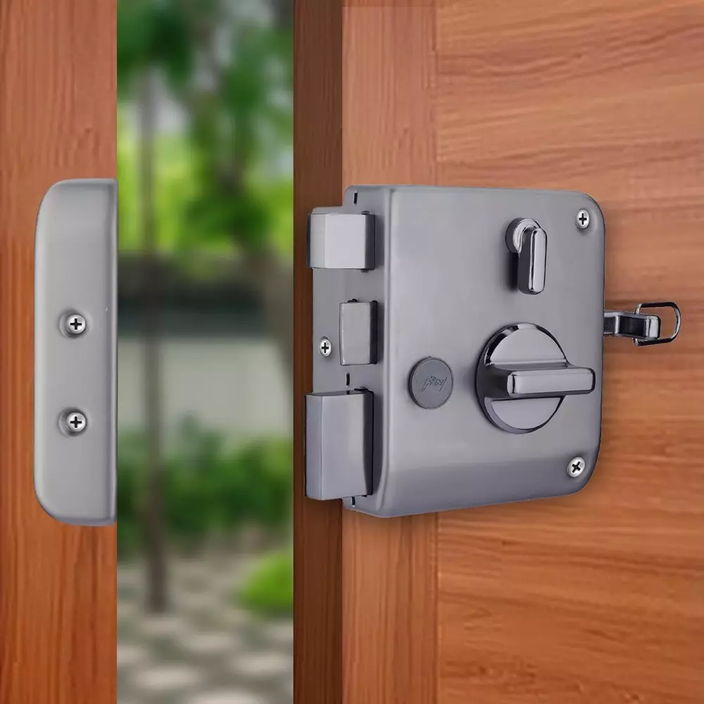 Godrej 1CK Deadbolt Tribolt Ultra XL+ Matte Black Nickel Finish, 6949