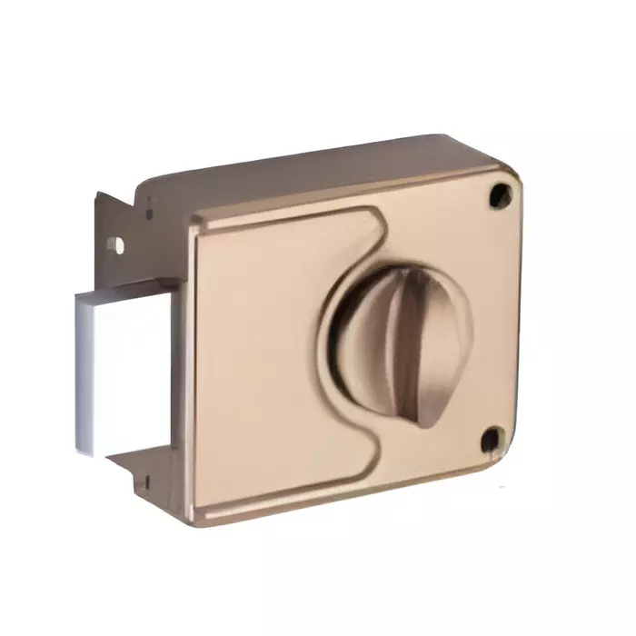 Jainson Locks Protec Dead Bolt Ultra 4 Keys Matt Rose Gold Finish, 313