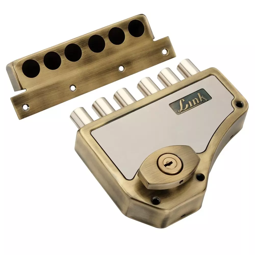 Link Voltstorm Dead Bolt Hi-Tech Keys Both Side Key Antique Finish