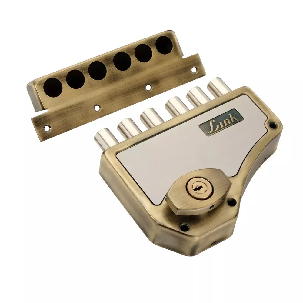 Link Voltstorm Dead Bolt Hi-Tech Keys One Side Key Antique Finish