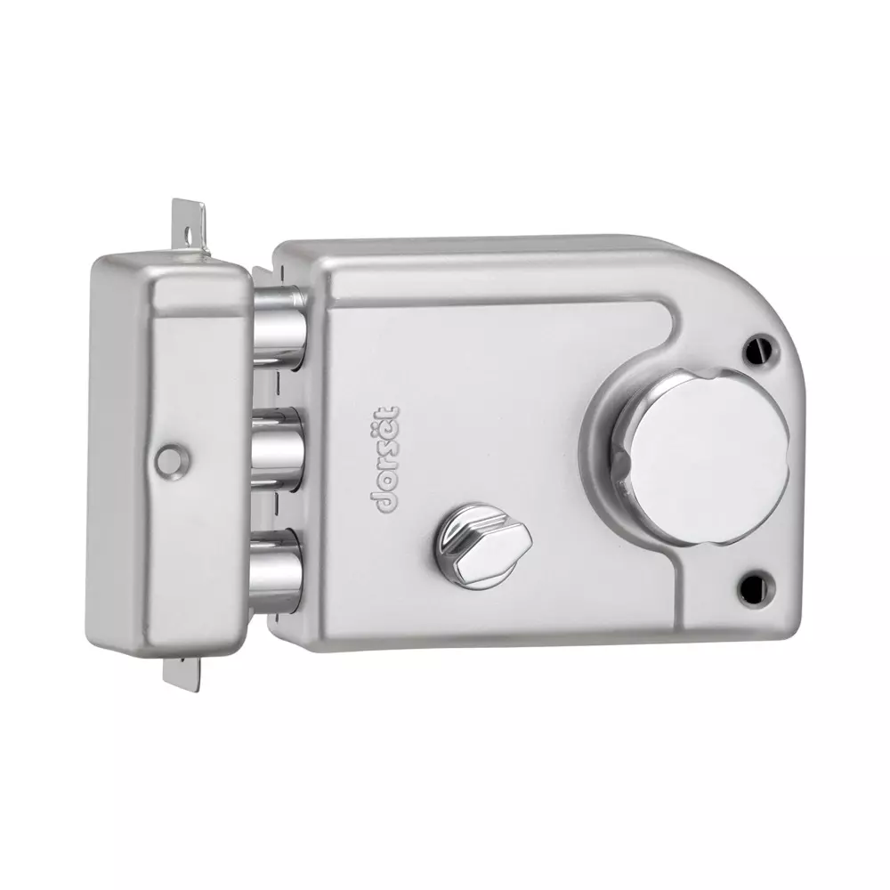 Dorset Phantom Series Trio Lock Key and Knob Model Satin Nickel Finish Type, PHA301