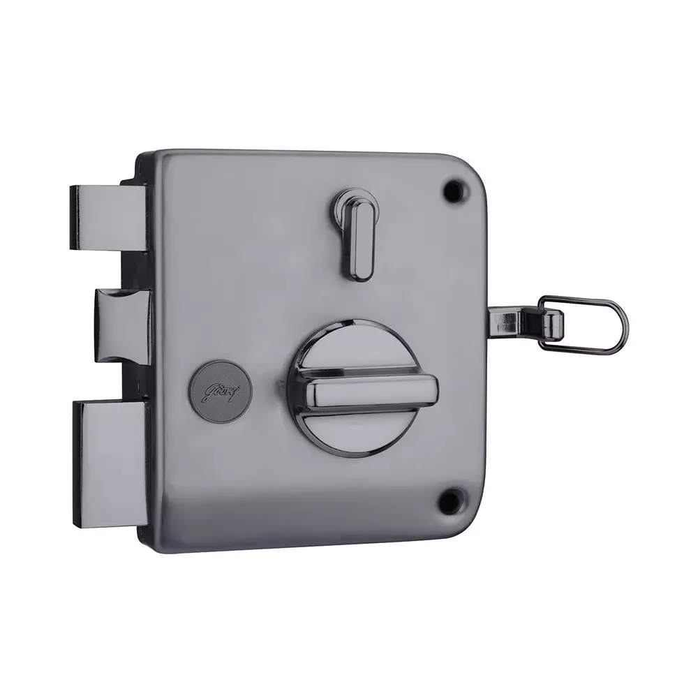 Godrej Latchbolt (Outside Opening) Tribolt Ultra XL+ Matte Black Nickel Finish, 6948