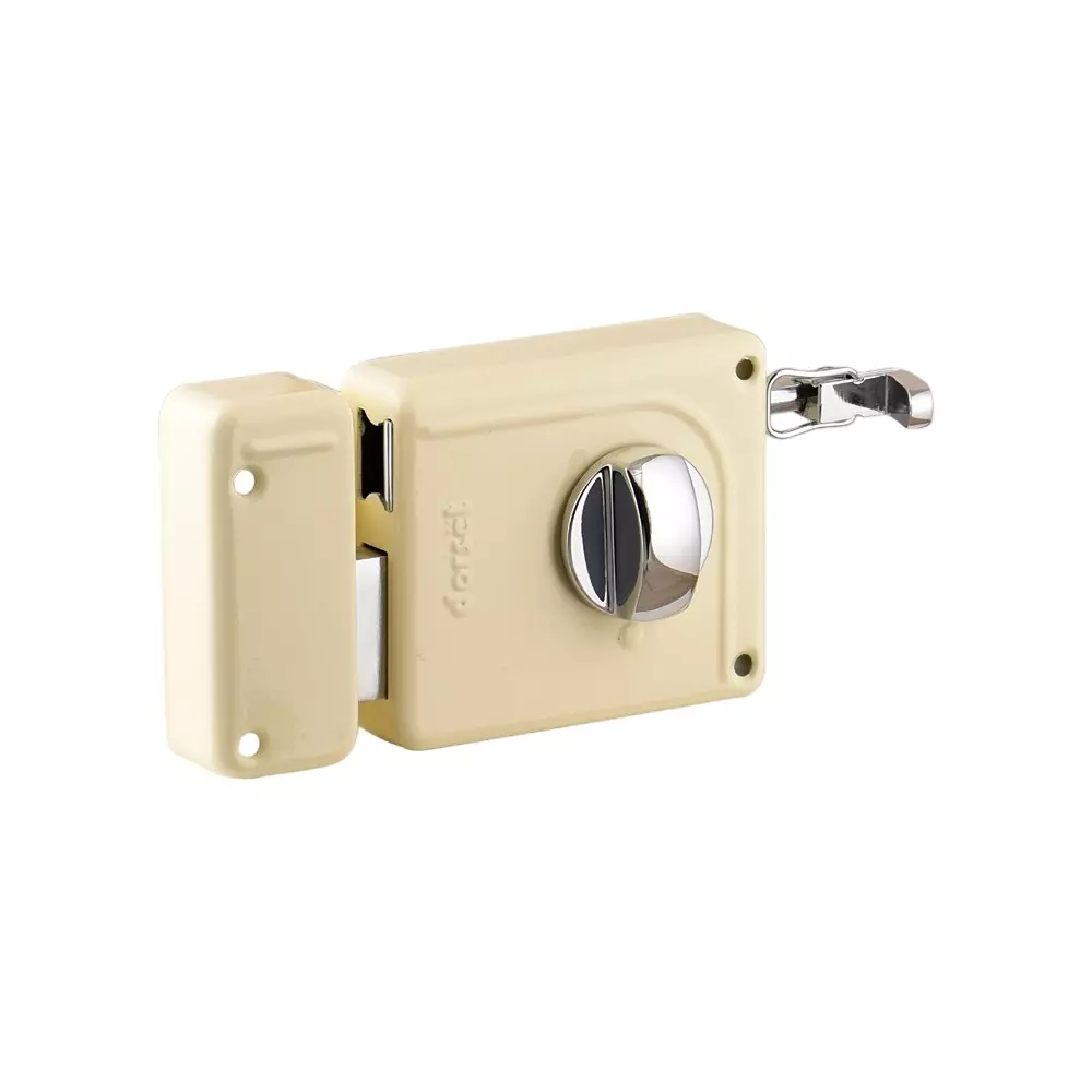 Dorset Smart Series Night Latch Key and Knob Model Ivory Finish Type, SM 105