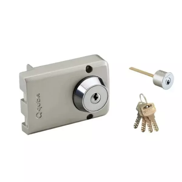 Quba Endura Vertibolt Lock- Both Side Key With Dimple Key SS Finish, Q 221