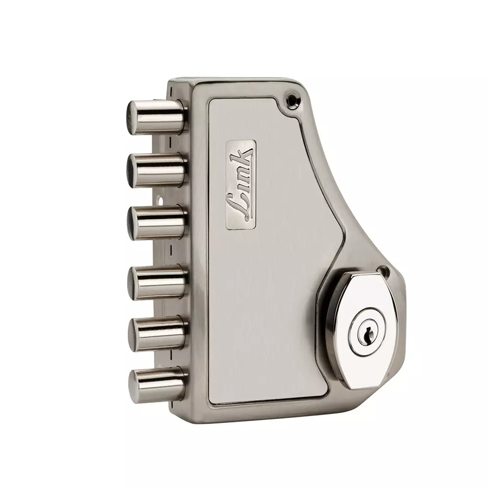 Link Voltstorm Dead Bolt Hi-Tech Keys Both Side Key Stainless Steel Finish